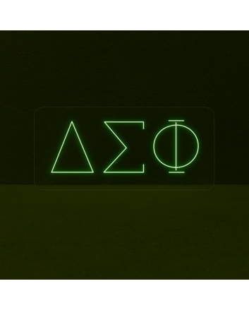 Delta Sigma Phi ΔΣΦ LED Neon Sign Celebrating Brotherhood and Leadership