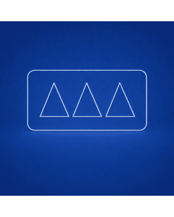 Delta Delta Delta ΔΔΔ LED Neon Sign Ideal for Campus Pride and Sorority Decor