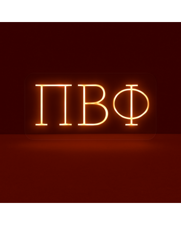 Pi Beta Phi ΠΒΦ LED Neon Sign Celebrating Friendship and Lifelong Bonds