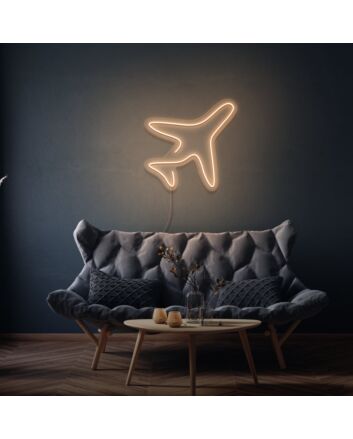 Airplane LED Neon Sign