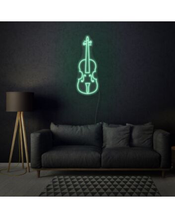Musician Violin LED Neon Sign