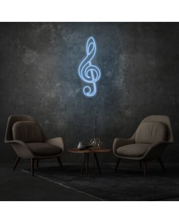 Clef LED Neon Sign