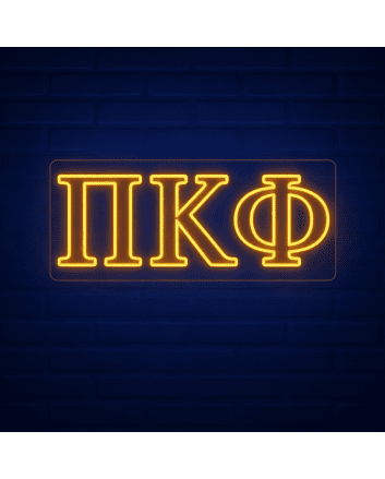 Pi Kappa Phi ΠΚΦ LED Neon Sign Celebrating Brotherhood and Leadership