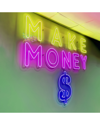 Make Money Dollar Neon Sign: Shine Bright with Prosperity