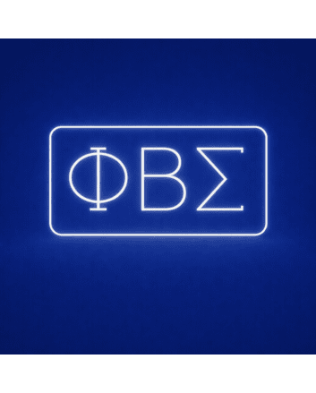 Phi Beta Sigma ΦΒΣ LED Neon Sign Celebrating Culture and Brotherhood