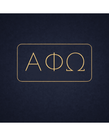 Alpha Phi Omega ΑΦΩ LED Neon Sign Celebrating Leadership, Friendship, and Service