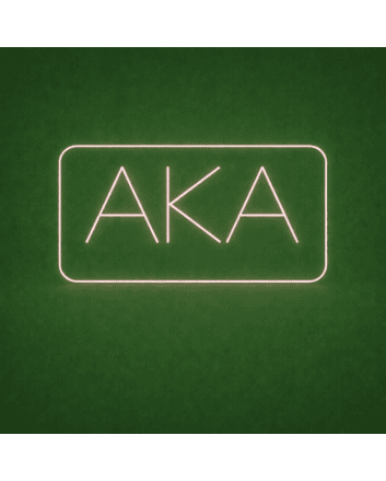 Alpha Kappa Alpha ΑΚΑ LED Neon Sign Celebrating Sisterhood and Service