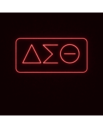 Delta Sigma Theta ΔΣΘ LED Neon Sign Celebrating Sisterhood and Service
