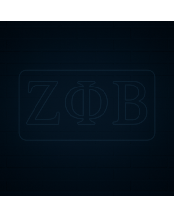 Zeta Phi Beta ΖΦΒ LED Neon Sign Celebrating Sisterhood and Scholarship