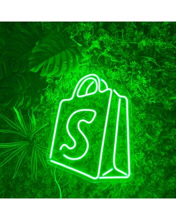 Shopify Logo LED Neon Sign