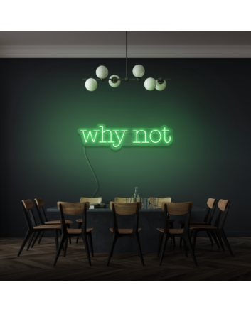 Why Not LED Neon Sign