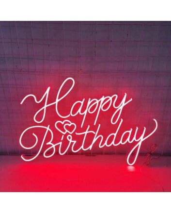 Happy Birthday Neon Sign