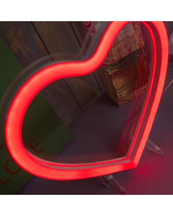 Heart LED Mini Neon Sign