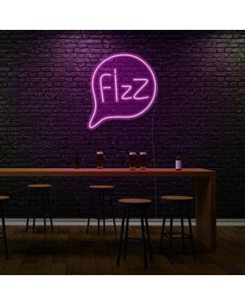 Fizz LED neon sign