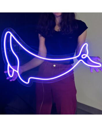 Whale LED Neon Sign
