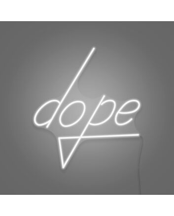 Dope Lettering Neon Cool and Trendy Vibes