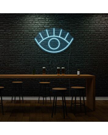 Minimalist Eye Neon Simple Yet Profound Vision