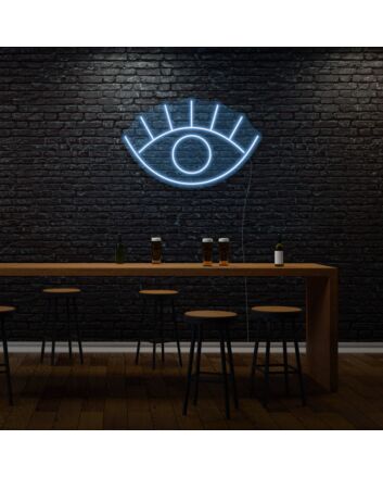 Minimalist Eye Neon Simple Yet Profound Vision