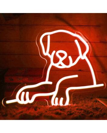 Cute Dog  Neon Sign