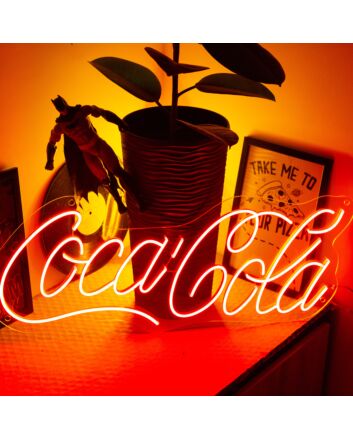 CocaCola Neon Classic Refreshment in Luminous Red
