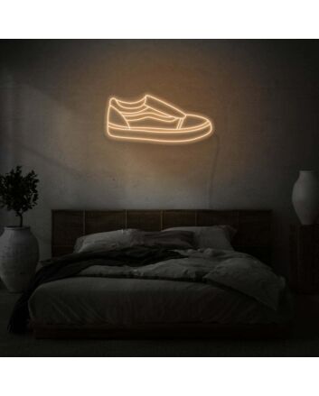 Shoe Neon Art Fashion Statement in Bright Form