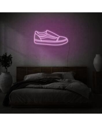 Shoe Neon Art Fashion Statement in Bright Form