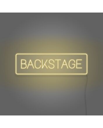 Backstage Neon Behind the Scenes Glamour