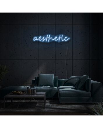 Aesthetic Cursive Neon Modern and Chic Design