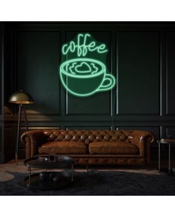 Customize Coffee Mug Neon Essential Morning Ritual