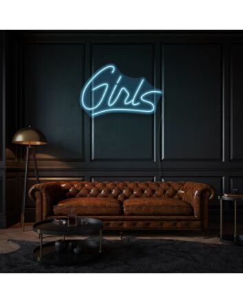 Girl Cursive Neon Artistic Feminine Touch