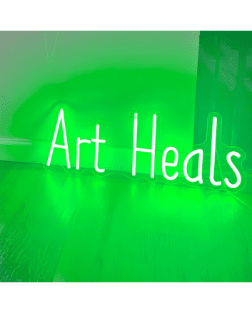 Neon Sign Art Heals