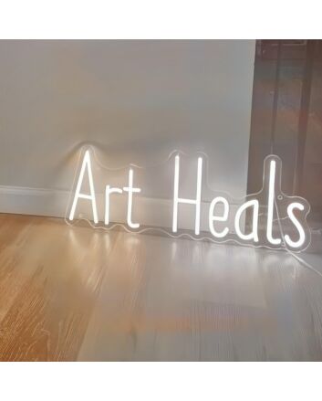 Neon Sign Art Heals