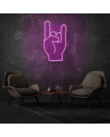 Horns Neon Sign Wild Spirit and Untamed Nature