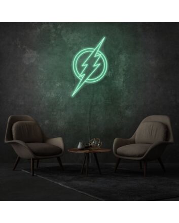 Superhero Neon Sign Celebrating Iconic Characters and Virtues