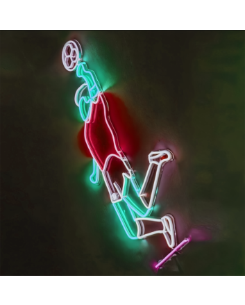 Soccer Superstar Neon Sign for Football Players