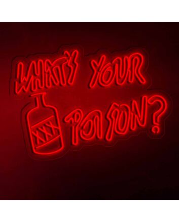What's Your Poison? Drink Bar Neon