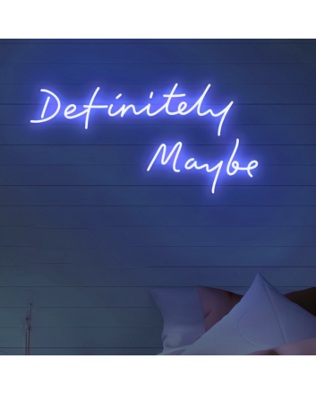 Room “Definitely Maybe” Neon Sign