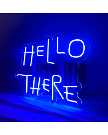 "Hello There" Led Neon Sign