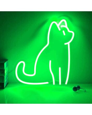 Adorable Cat Neon Sign