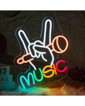 Music Concert Neon Sign