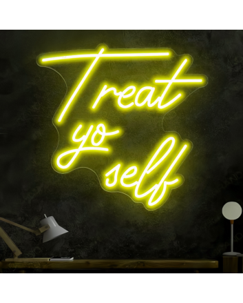Treat Yourself Neon Indulgence and Self-Care
