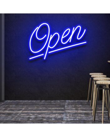 Open-2 Neon Light Contemporary Design for Businesses