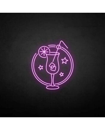 &#39;Hahn hoch mit Zitrone&#39; neon sign