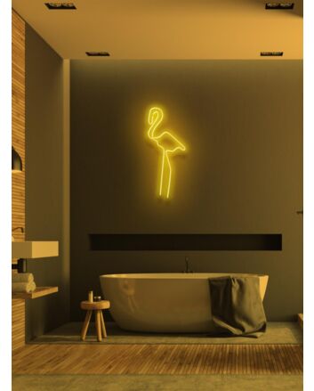 Flamingo Neon Light Standout Elegance and Tropical Flair