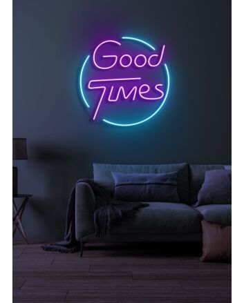 Good times Neon Light Celebrating Joyful Memories