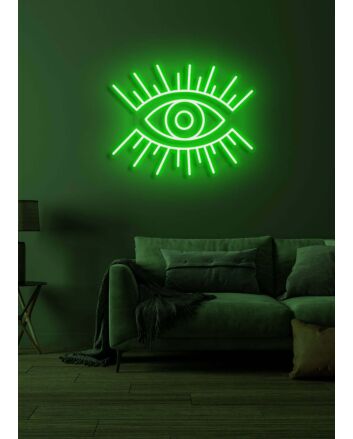 The eye All-Seeing Neon for Insightful Spaces