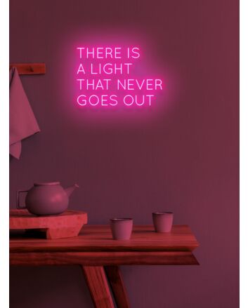 There is a light... Neon Beacon of Hope and Positivity