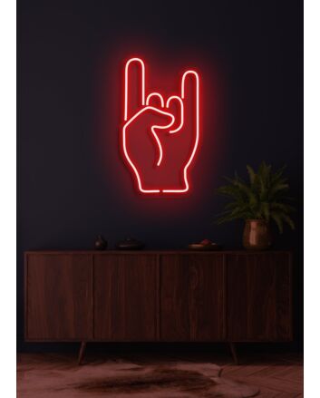 Rock n&#039; roll Neon Tribute to the Spirit of Rock Music