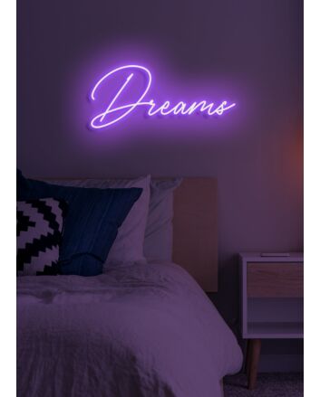 Dreams Neon Whimsical Light Inspiring Hope and Imagination