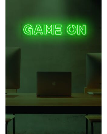 Game On Neon Rallying Call for Competition